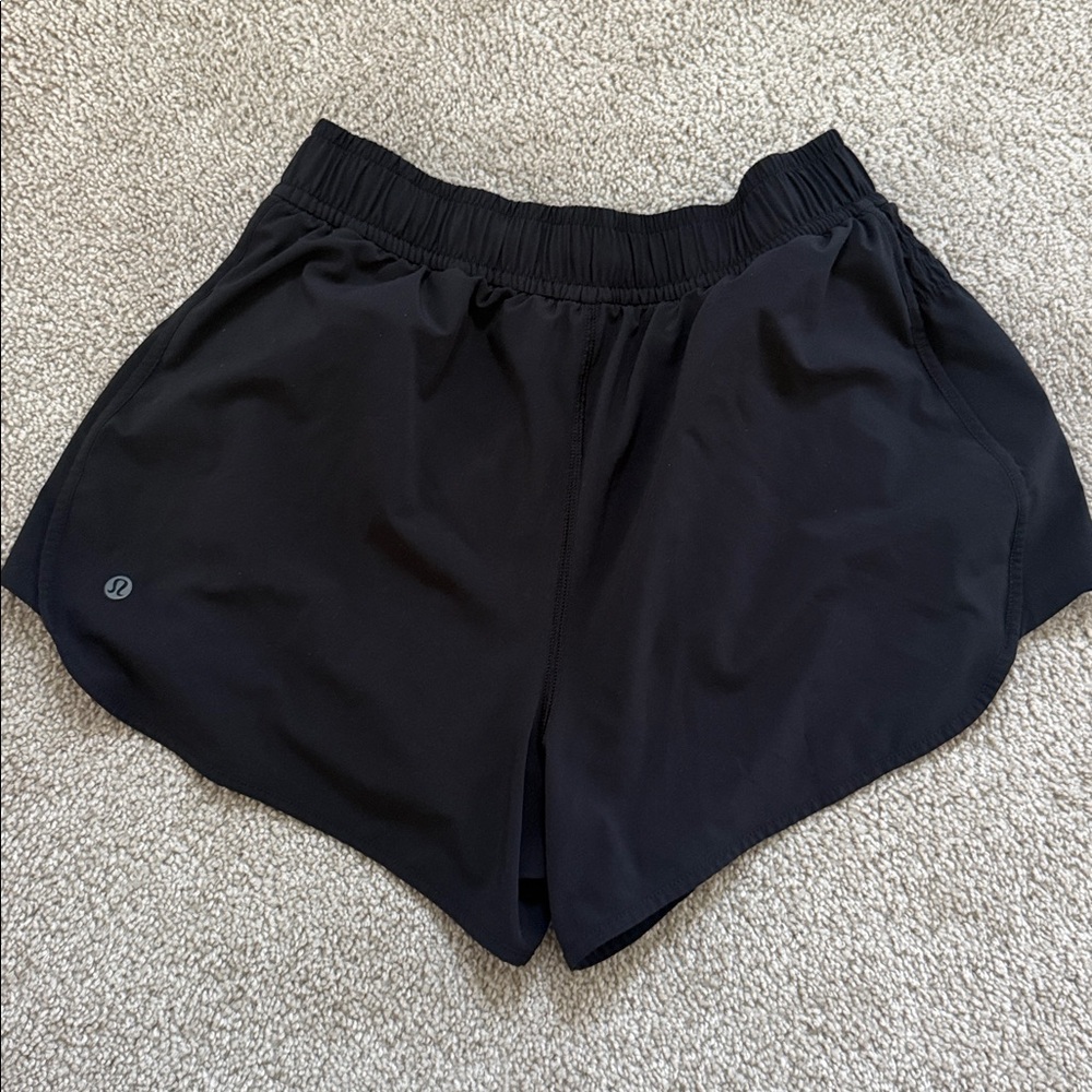lululemon athletica Black Rugged Running Shorts - Picture 3 of 4